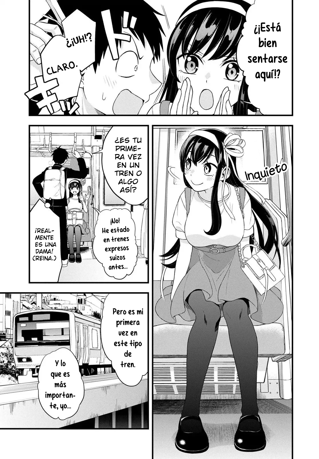 Hajimete no Ojou-sama Mi primera vez en tren 第13页
