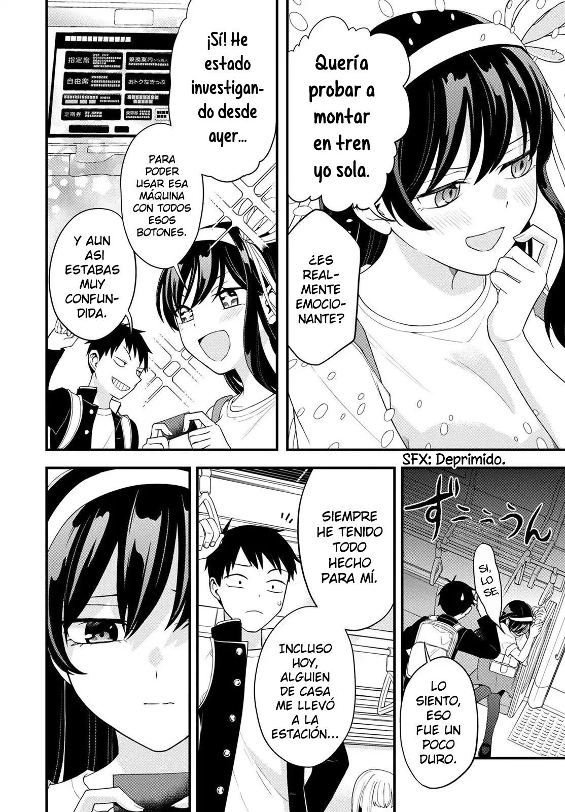 Hajimete no Ojou-sama Mi primera vez en tren 第14页