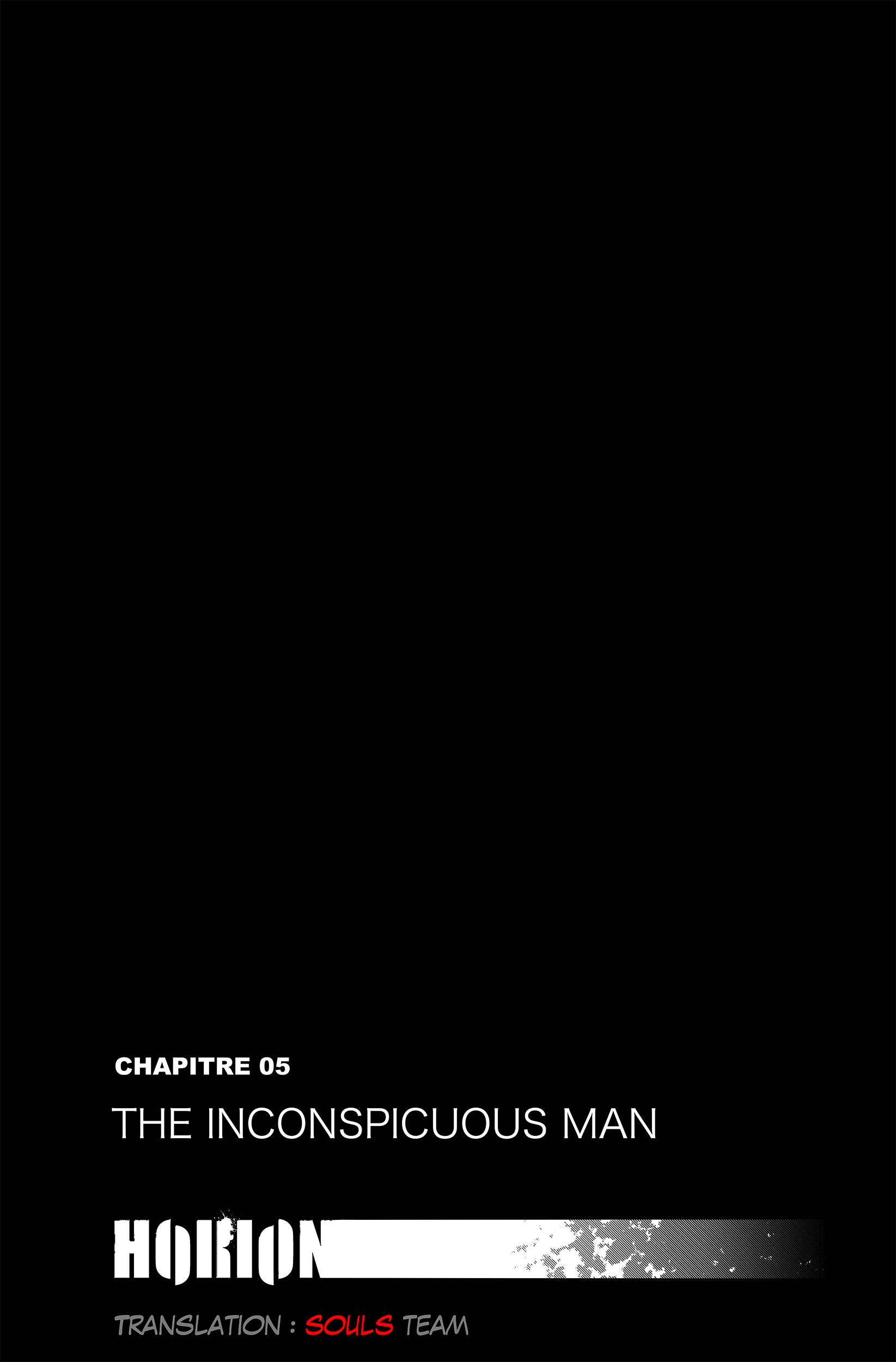 HORION The Inconspicuous Man 第1页