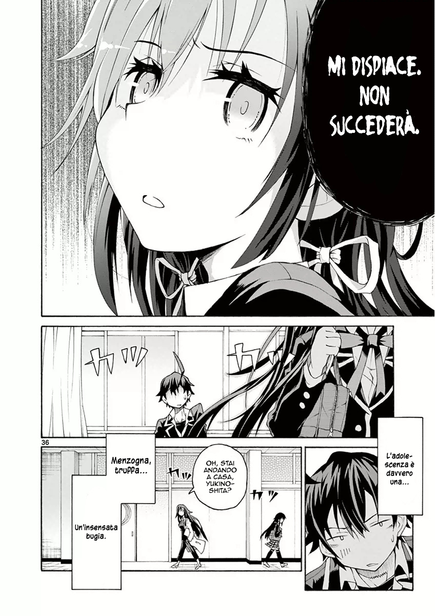 Yahari Ore no Seishun Love Come wa Machigatteiru @comic Comunque, Hachiman Hikigaya è marcio 第38页