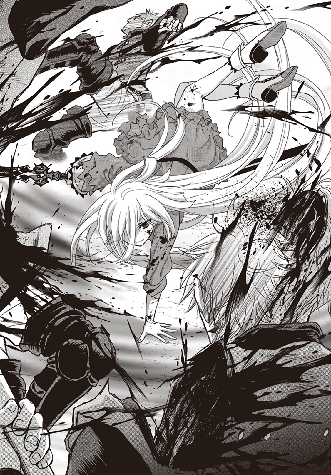 Shinigami ni Sodaterareta Shoujo wa Shikkoku no Tsurugi o Mune ni Idaku A Lány, aki a Halál nevelt fel 第18页