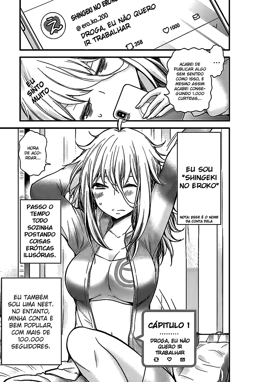 Shingeki no Eroko-san: Hen na Oneesan wa Danshi Kousei to Nakayoku Naritai Vol. 1 Ch. 1 第4页