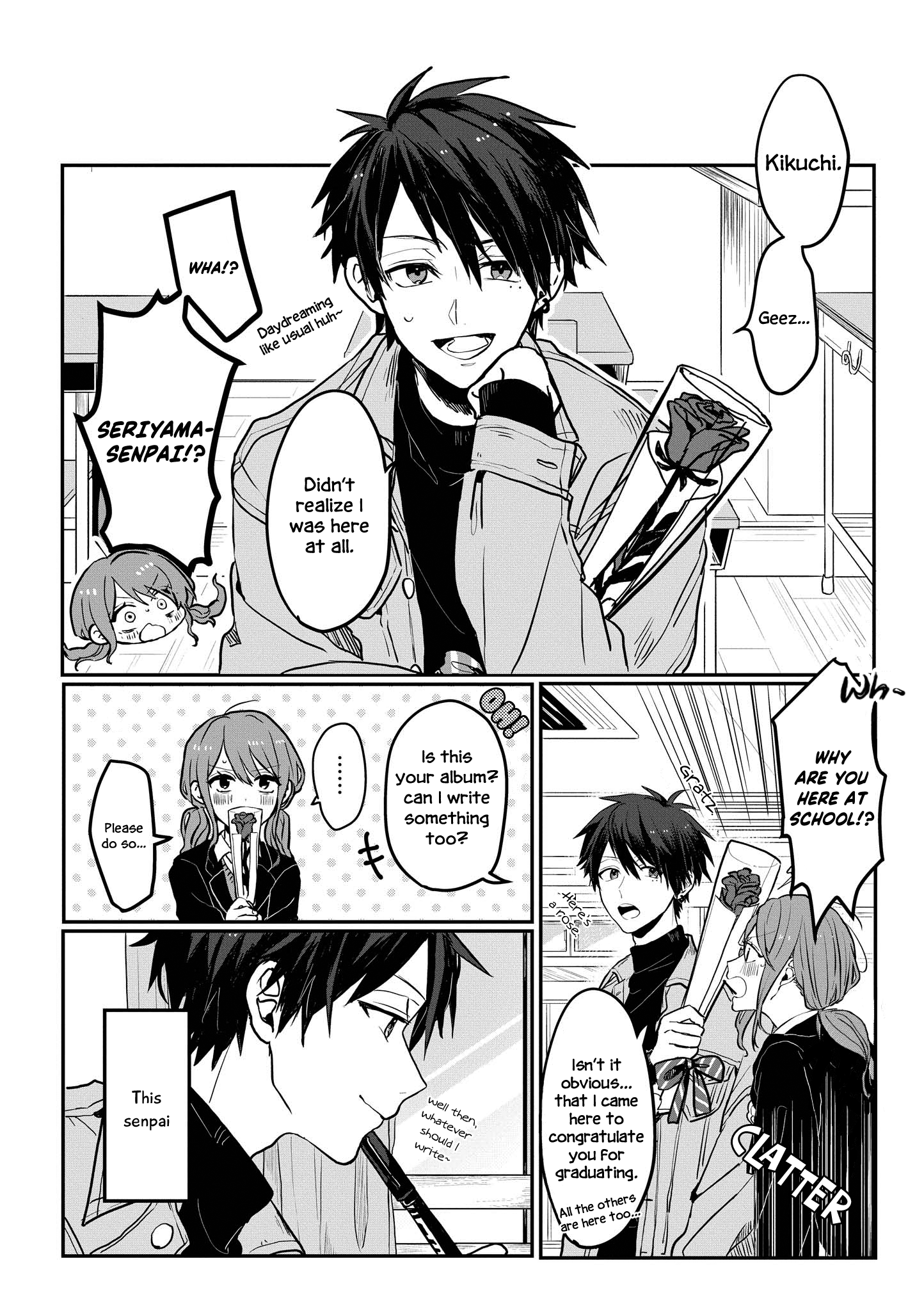 "Touto Sugite Yome na ~a~a~a~a~a~a i!!" 4P Short Stories Graduating with an unrequited love [by Megumi Dorokawa] 第2页
