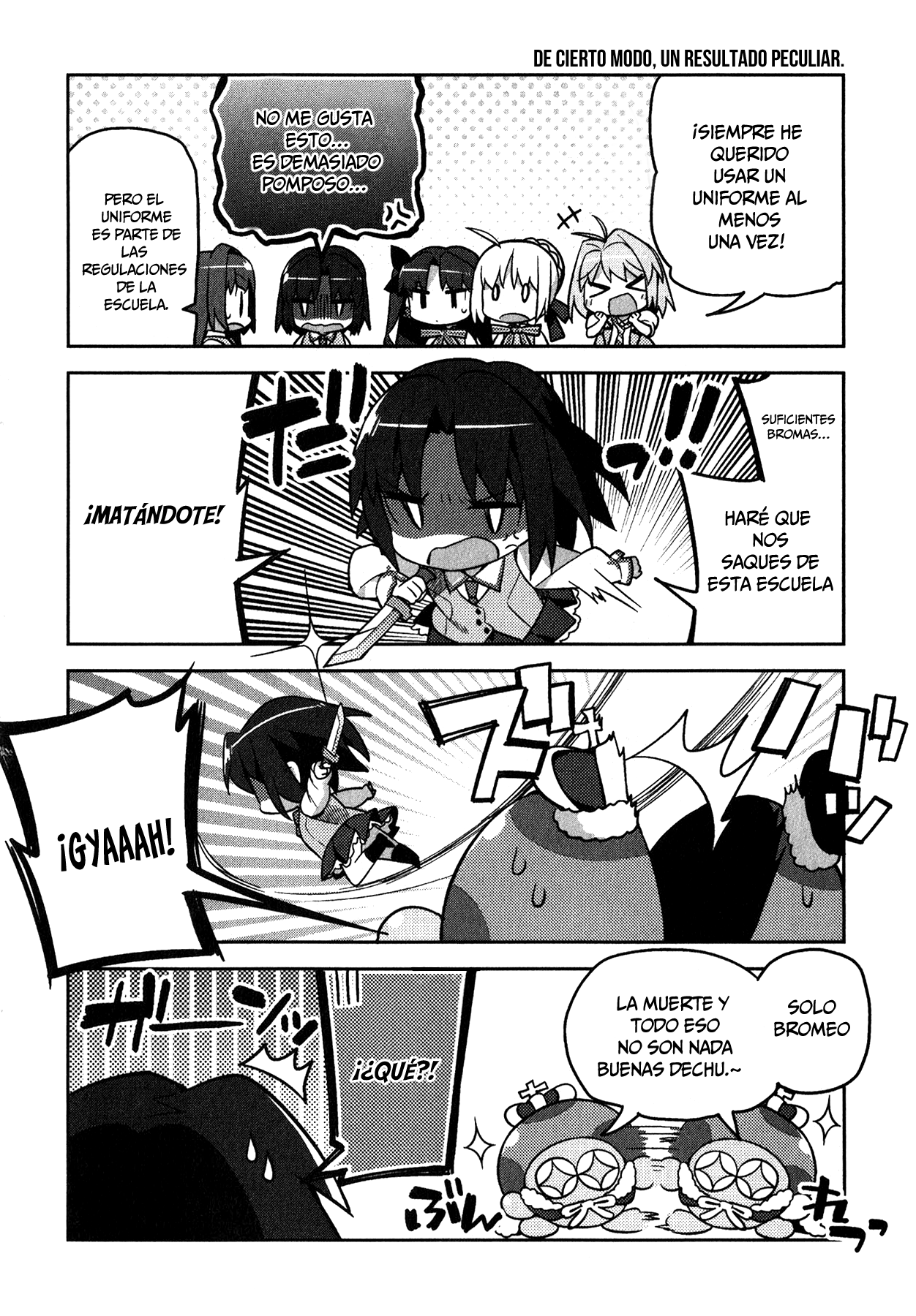 Type-Moon Gakuen - Chibi Chuki! Campana de Inicio 第12页