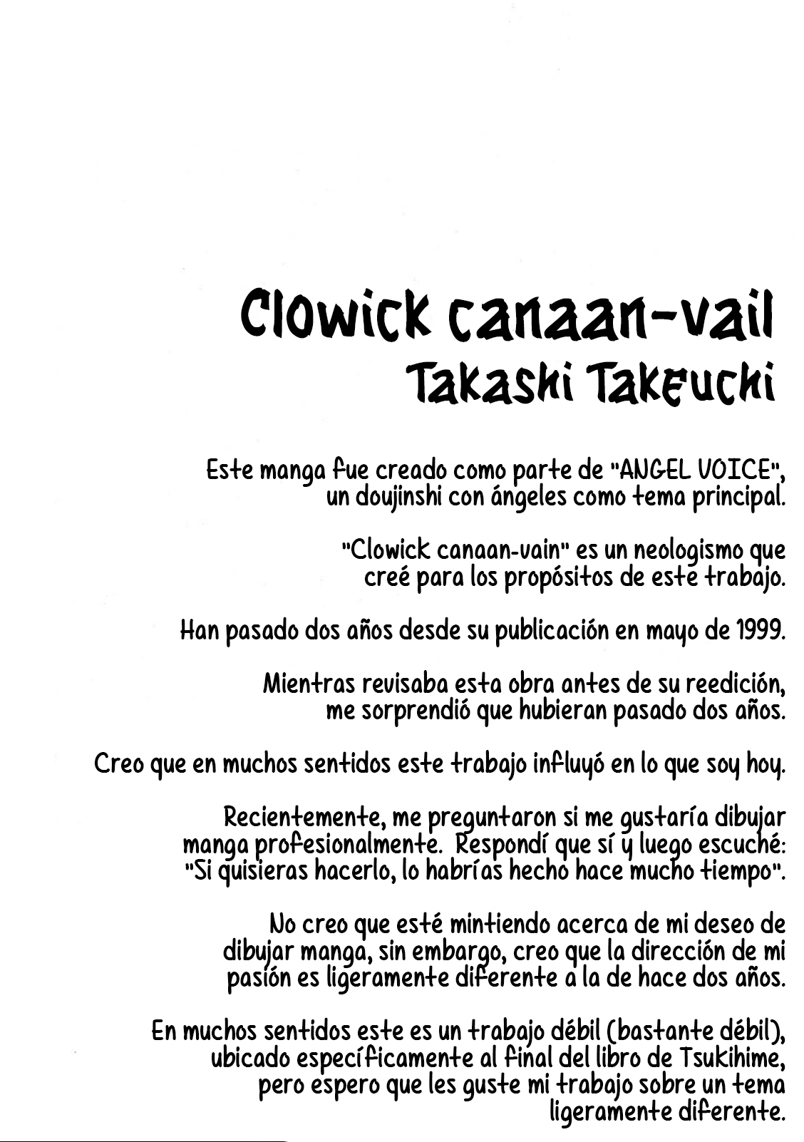 Clowick canaan-vail Oneshot 第4页