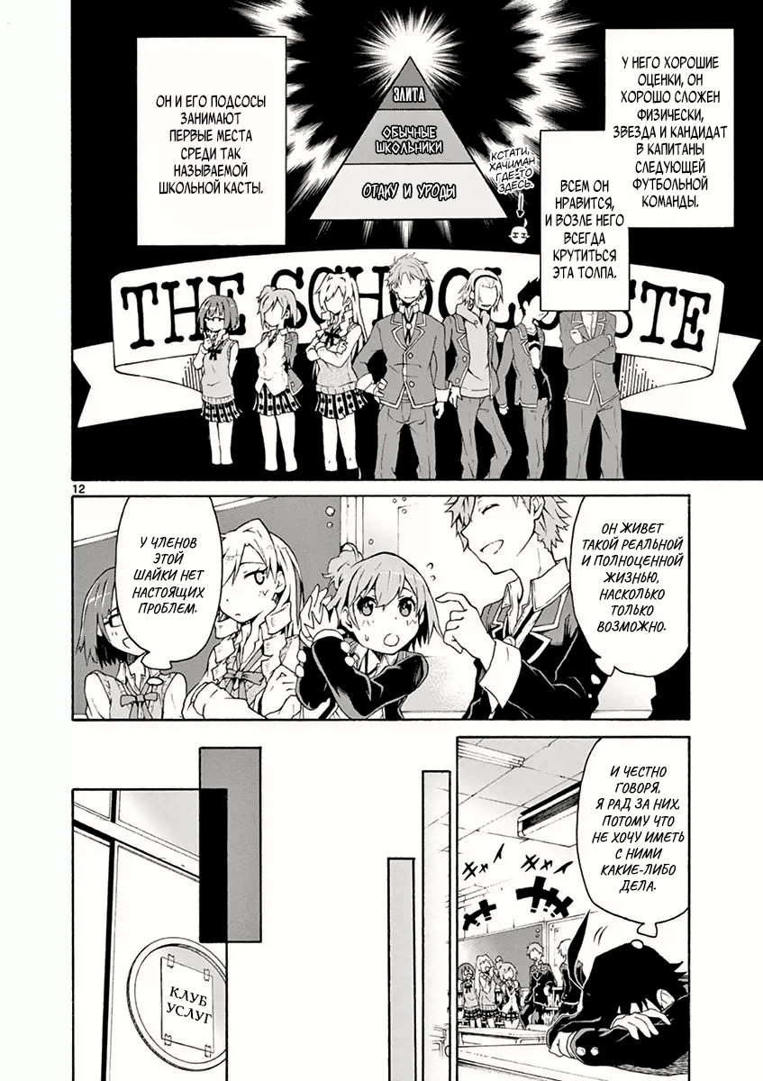 Yahari Ore no Seishun Love Come wa Machigatteiru @comic Всегда упрямая Юкино Юкиношита 第12页
