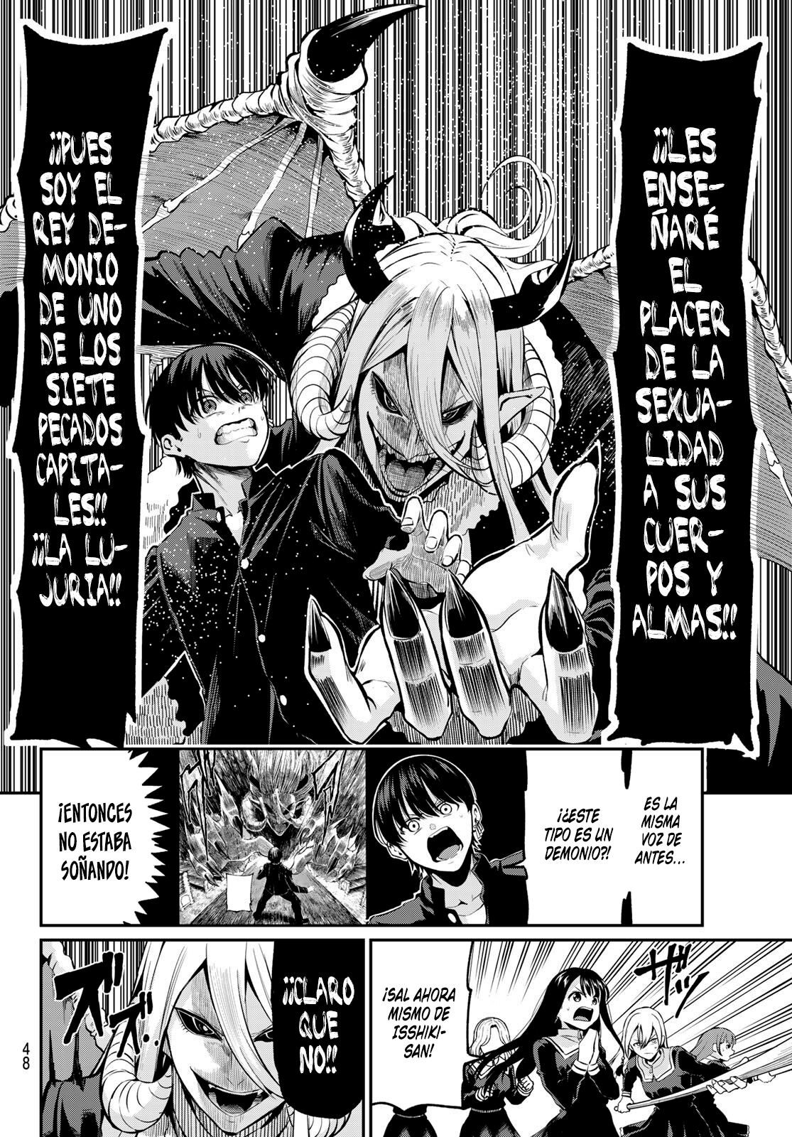 Irozuku Monochrome El incubus y la santa. 第34页