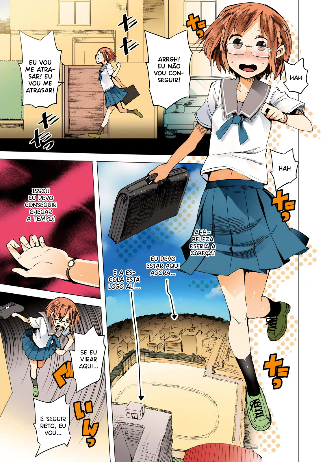Chio-chan no Tsuugakuro Porque a escola está bem ali 第3页