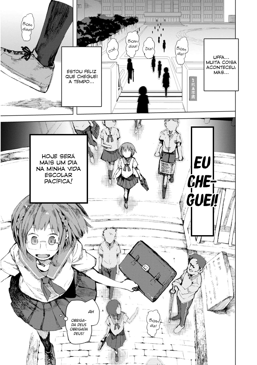 Chio-chan no Tsuugakuro Porque a escola está bem ali 第39页