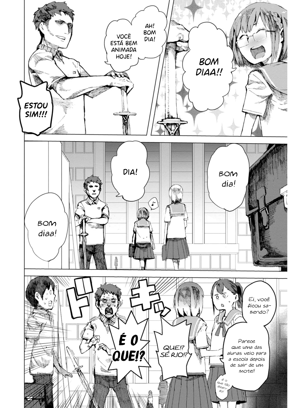 Chio-chan no Tsuugakuro Porque a escola está bem ali 第40页