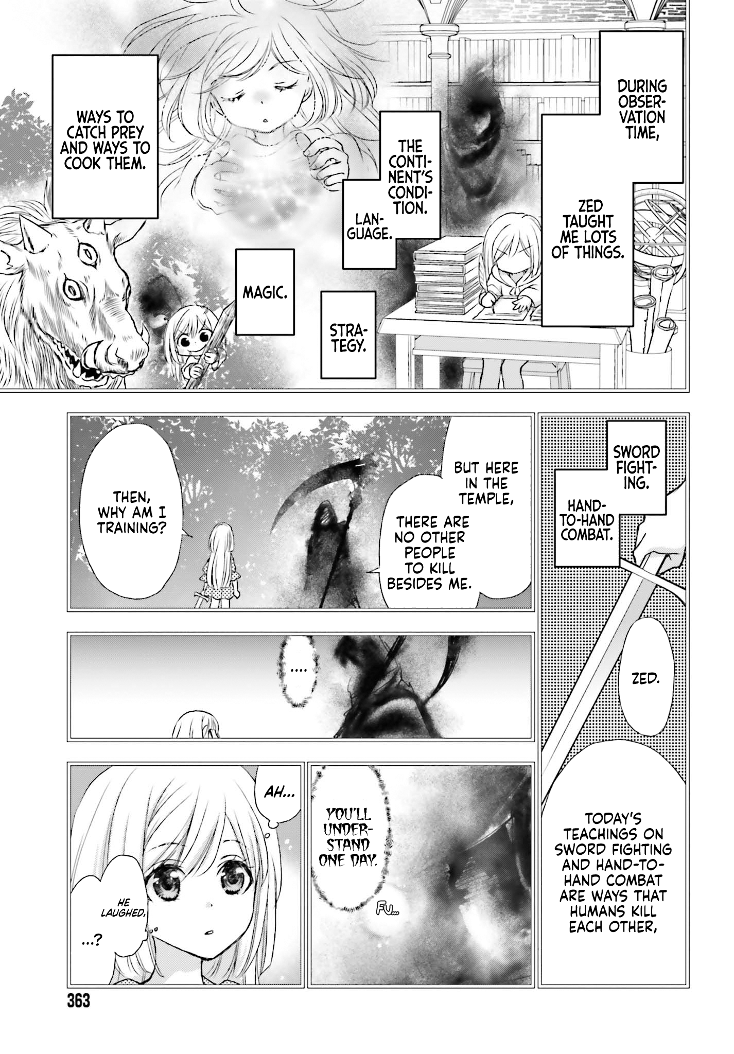 Shinigami ni Sodaterareta Shoujo wa Shikkoku no Tsurugi o Mune ni Idaku The Girl Set Loose in the Wild. 第6页