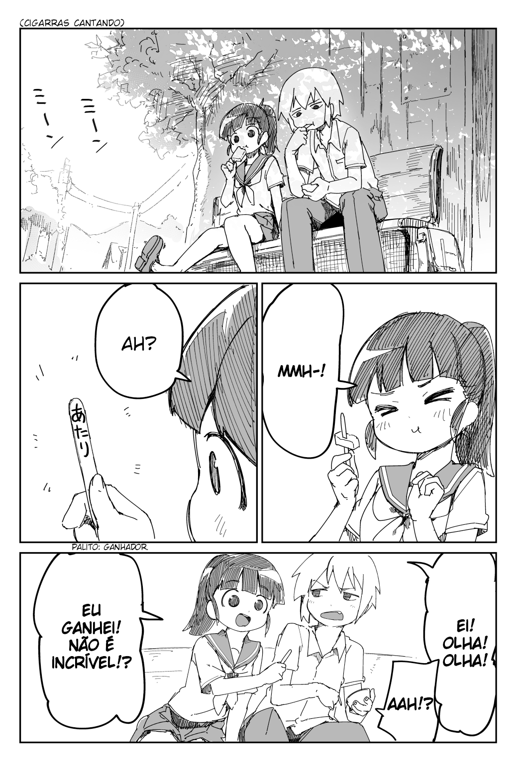 A Girl Showing off Her Winning GariGari-kun Popsicle and a Boy Eating Super Cup Ice Cream 第5页