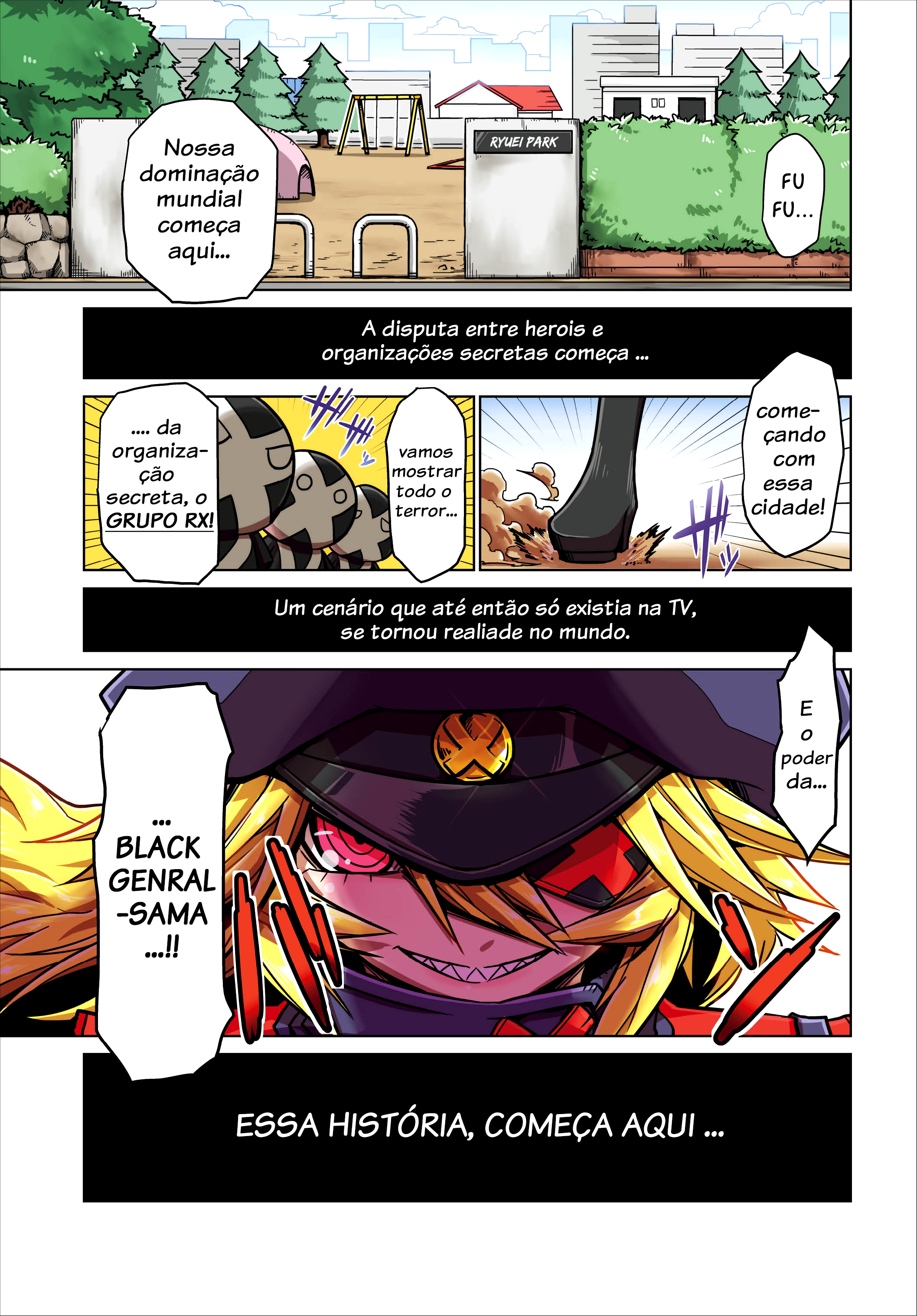 Zannen Jokanbu Black General-san #1 - Que comece a dominação mundial! 第3页