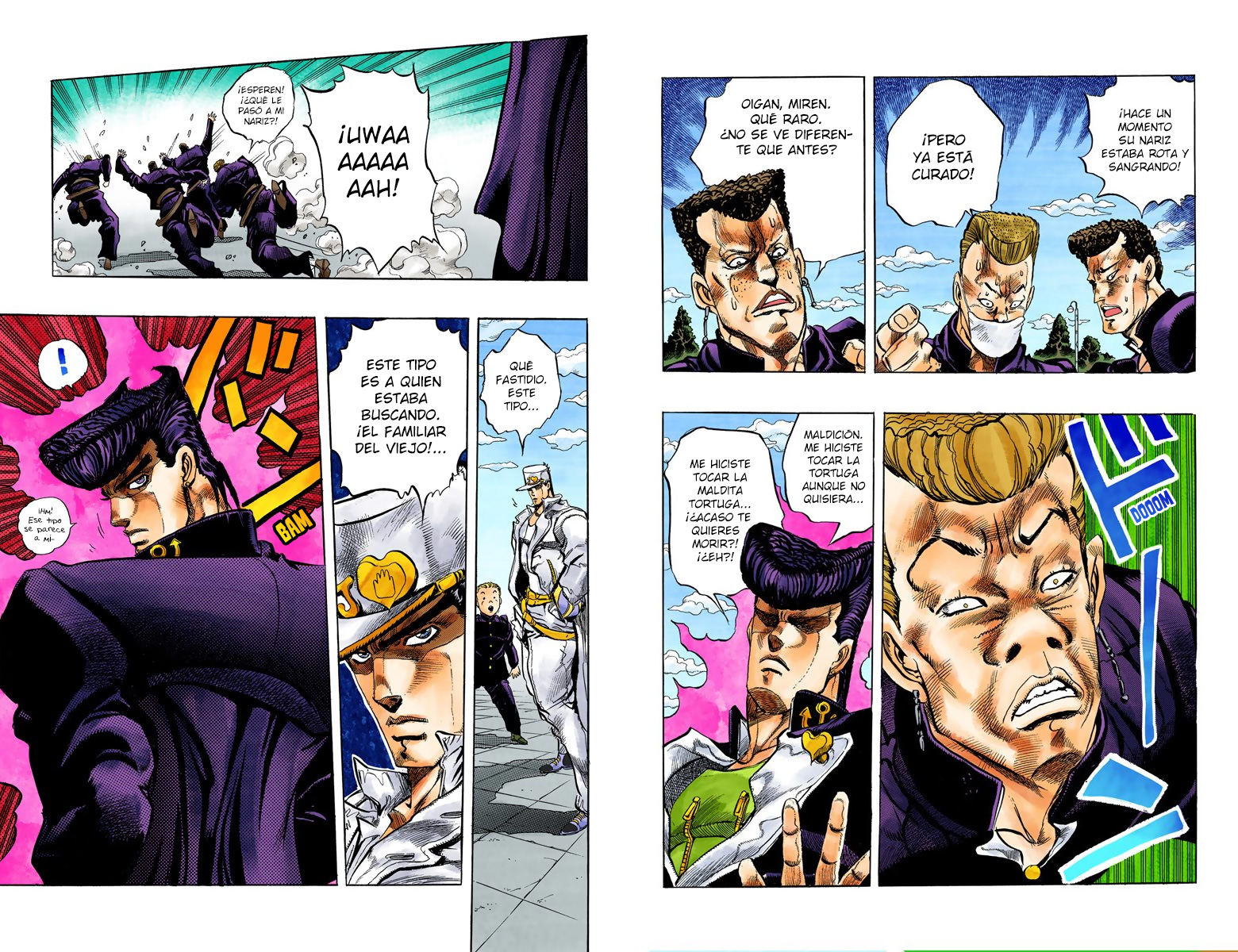 JoJo's Bizarre Adventure, Part 4: Diamond Is Unbreakable (Official Colored) ¡Jotaro Kujo conoce a Josuke Higashikata! - Parte 1 第13页
