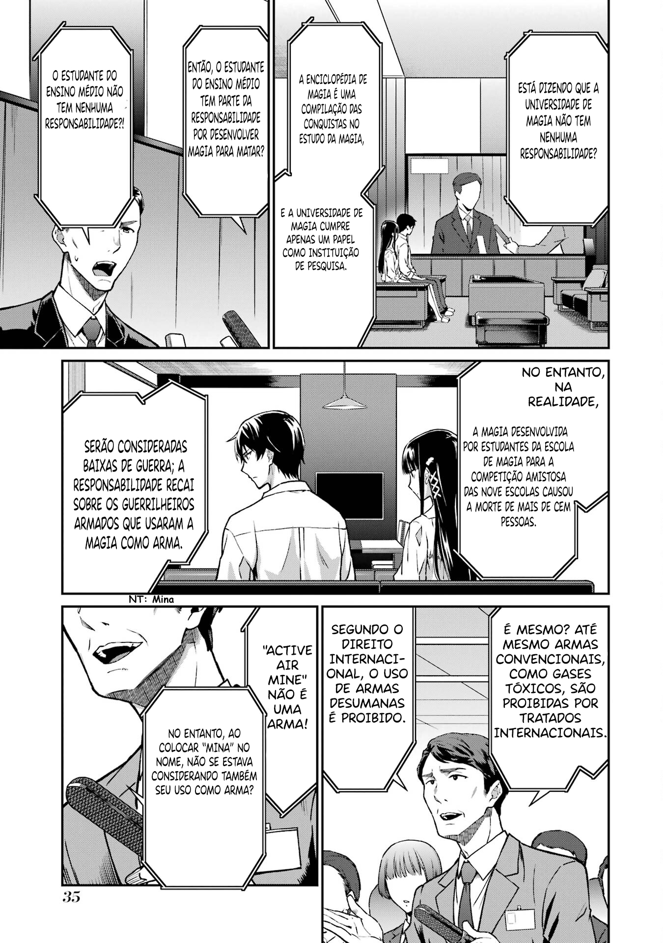 Mahouka Koukou no Rettousei - Koritsu-hen Mina aérea ativa 第9页