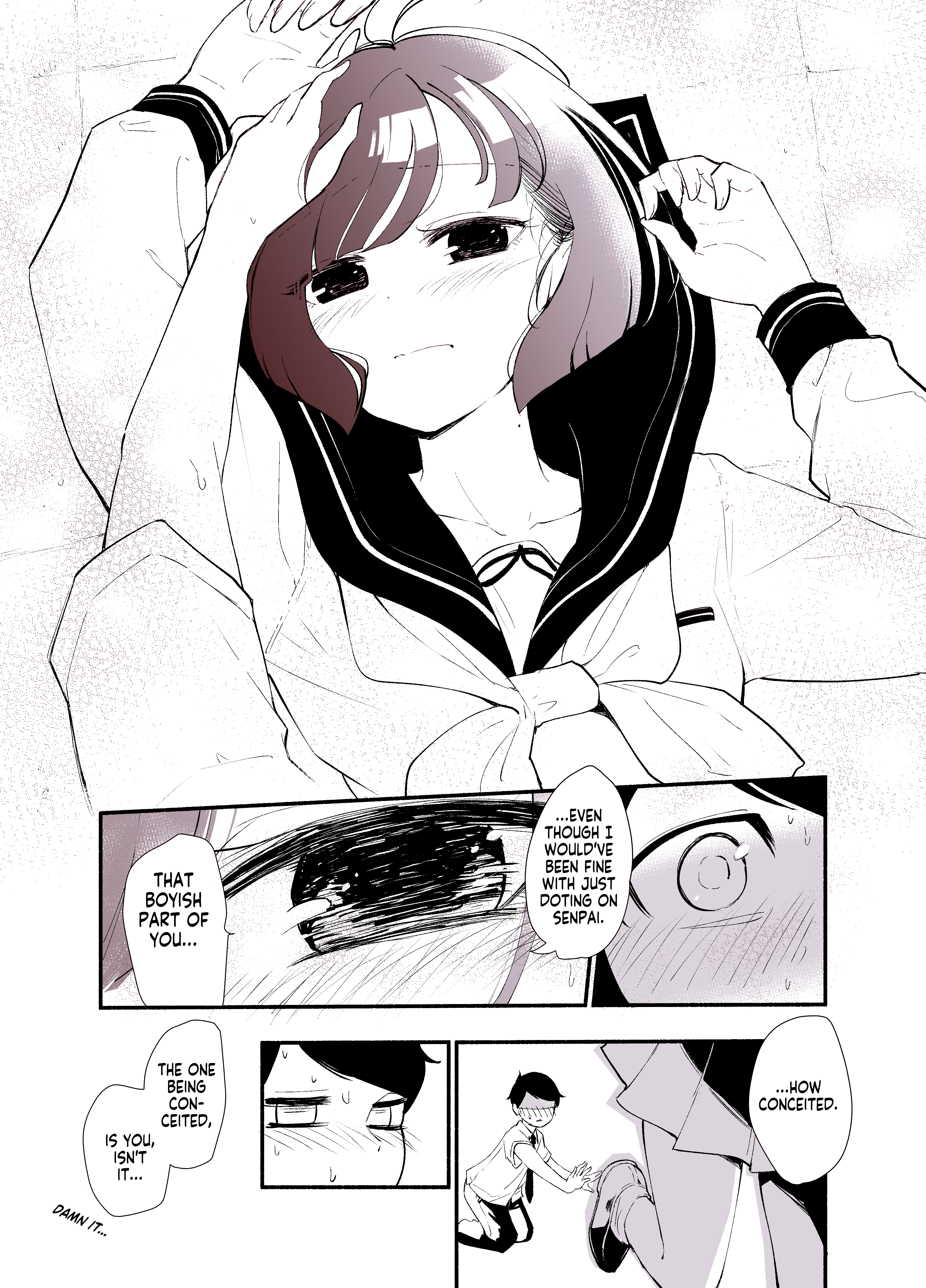 Koushinchou no Kouhai ♀ to Teishinchou no Senpai ♂ ga Ren'ai ni Hatten Suru made The Tall and Conceited Kouhai 第7页