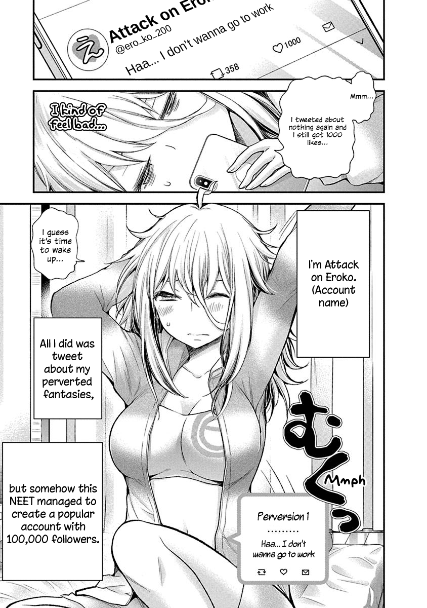Shingeki no Eroko-san: Hen na Oneesan wa Danshi Kousei to Nakayoku Naritai Perversion 1 – Haa... I don’t wanna go to work 第5页