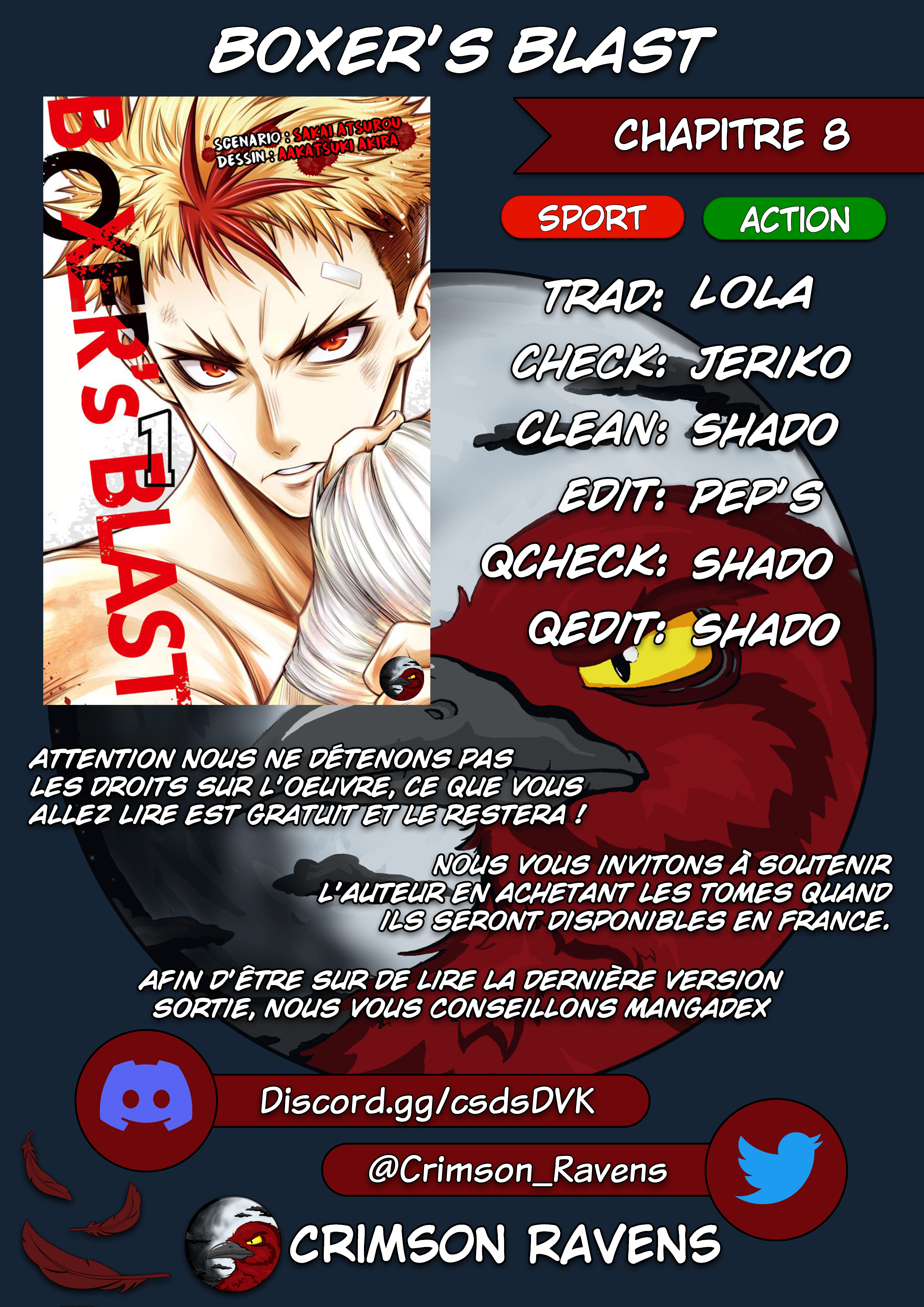 Boxer's Blast Vol. 3 Ch. 8 第1页