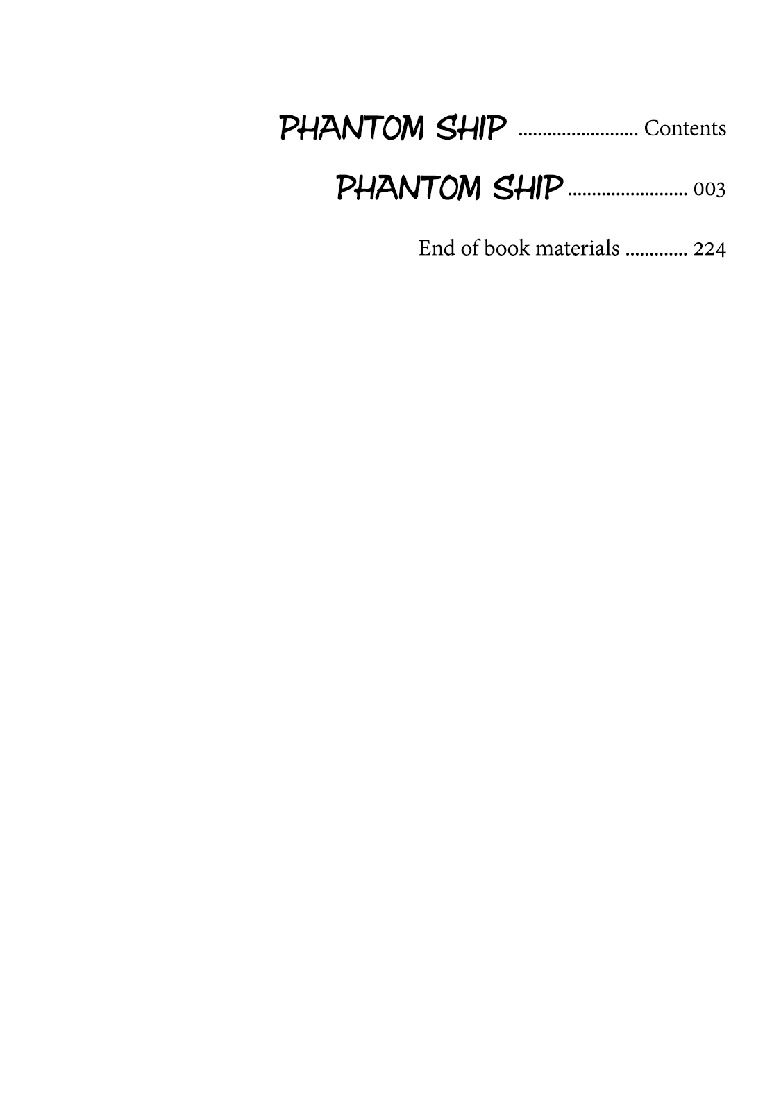 Phantom Ship Oneshot 第4页