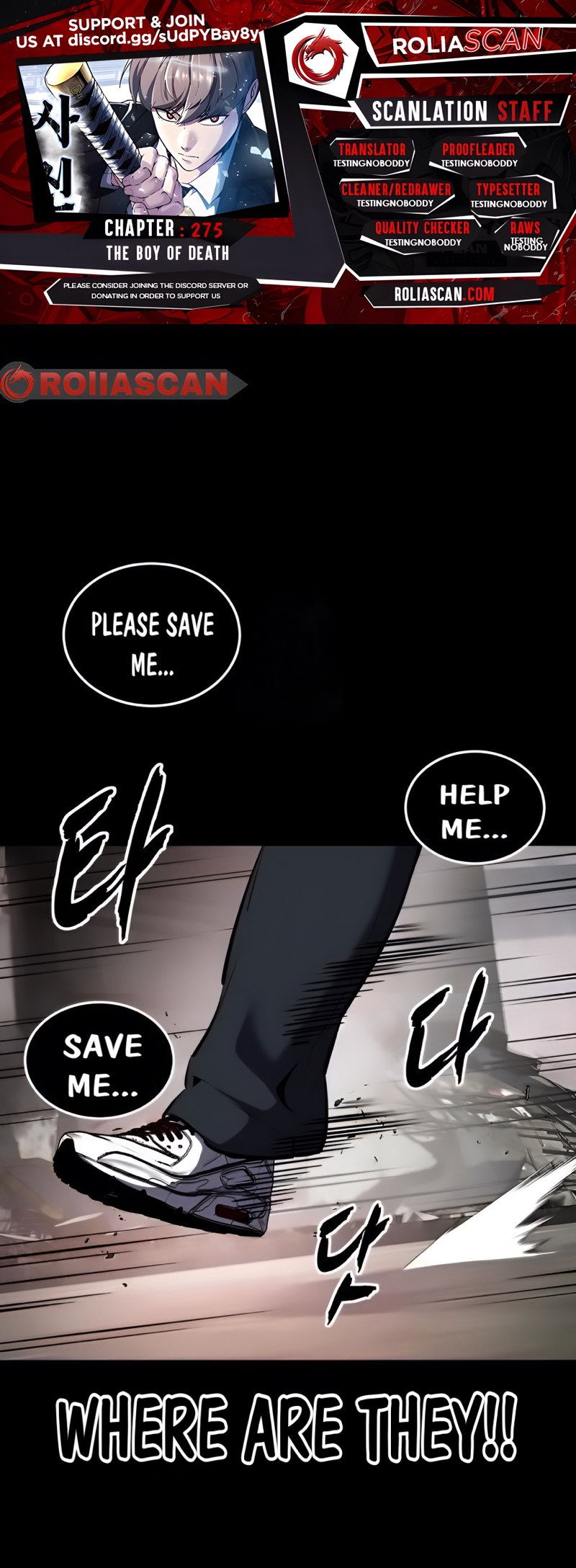 The Boy of Death Ch. 275 第1页