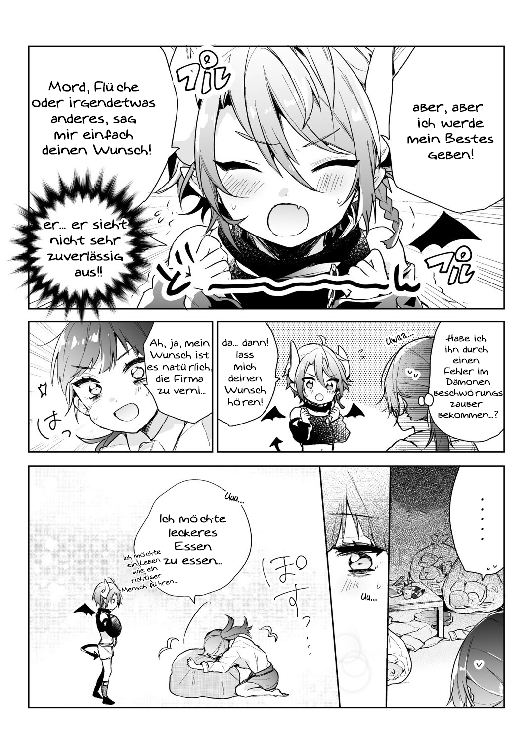 Shachiku OL to Akuma Shota Die Unternehmenssklve wollte, dass ich ihre Black Company zerstöre,  also beschwor sie einen Dämon herbei, aber er stellte sich als anders heraus, als sie erwartet hatte. 第4页