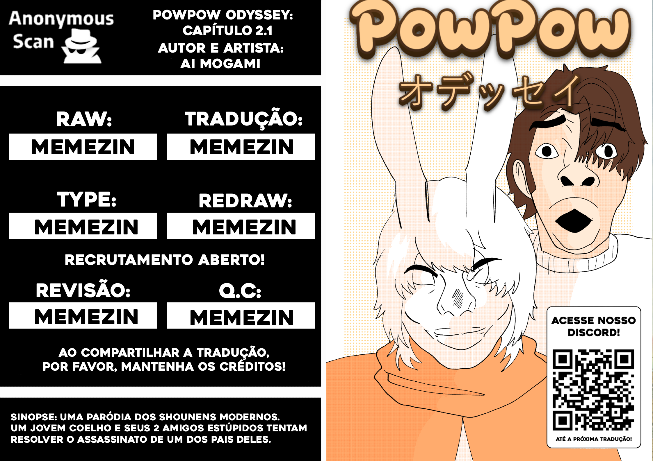 Powpow Odyssey (ORIGINAL) Bônus: LEIA PARA DESCOBRIR UM SEGREDO LEGAL!!! 第1页