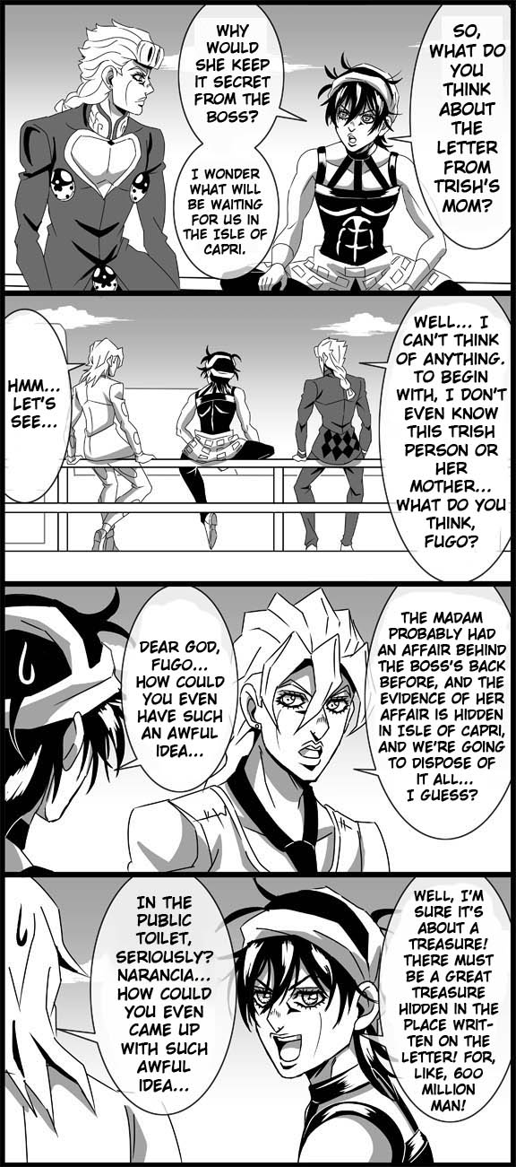 Jojo's Bizarre Adventure - GioGio's Bizarre Treasure Hunt (Doujinshi) Ch. 3 第1页